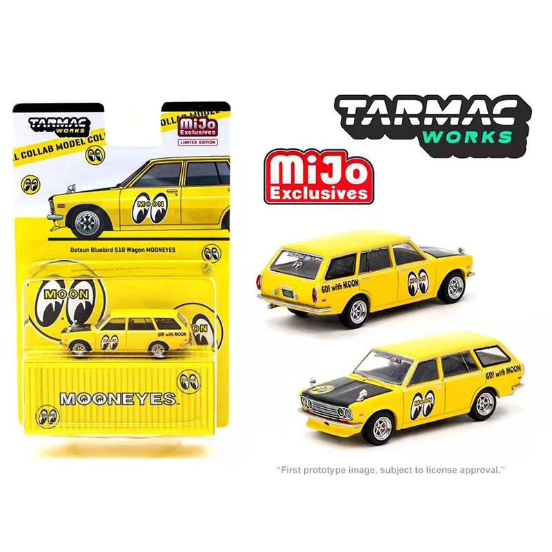 

Tarmac Works TW 1:64 Bluebird 510 Wagon Alloy Diorama Car Model Collection Miniature Carros Toys In Stock