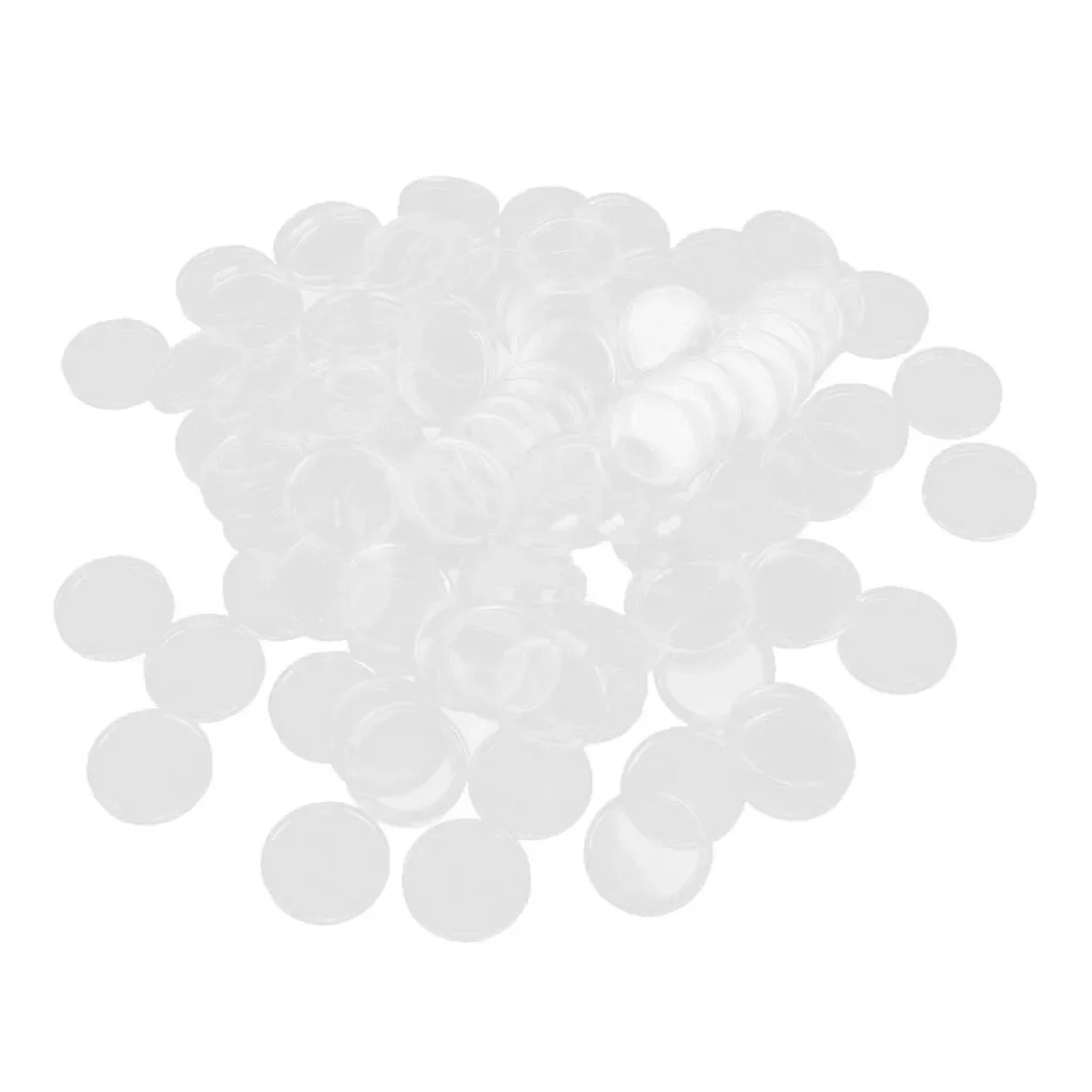 

Clear Round Commemorative Coin Capsules Coin Case Collect Box 16mm