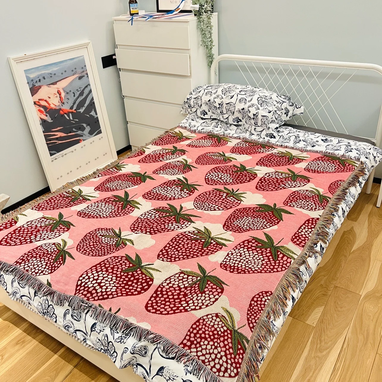 Kawaii плед из полиэстера/хлопка