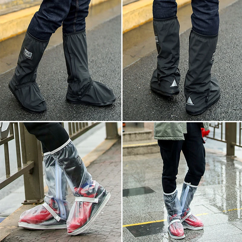 Creative Waterproof Reusable Motorcycle Cycling Bike Rain Boot Shoes Covers Rainproof Shoes Cover Rainproof Thick