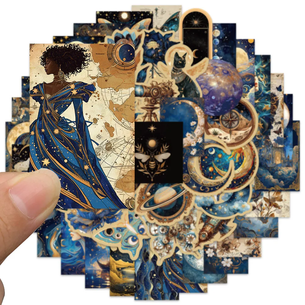 

Эстетические мультяшные наклейки «Вселенная», 50 шт., винил