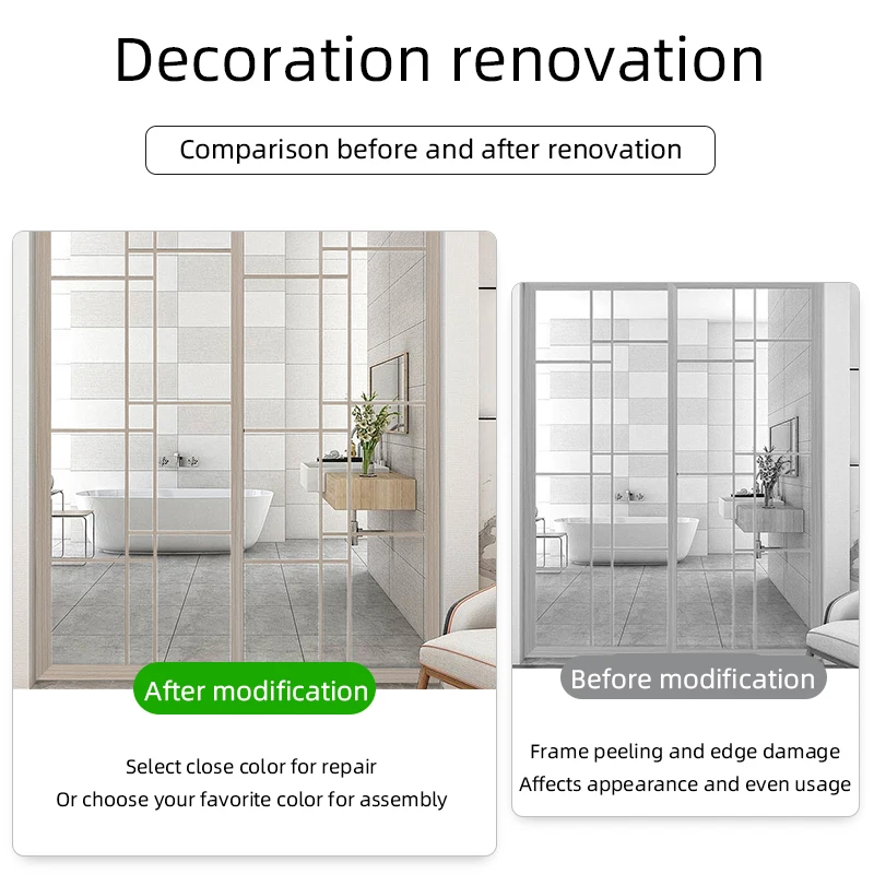 Утолщенная рисовая серая ивовая деревянная дверная рама с прямым зерном обмотка