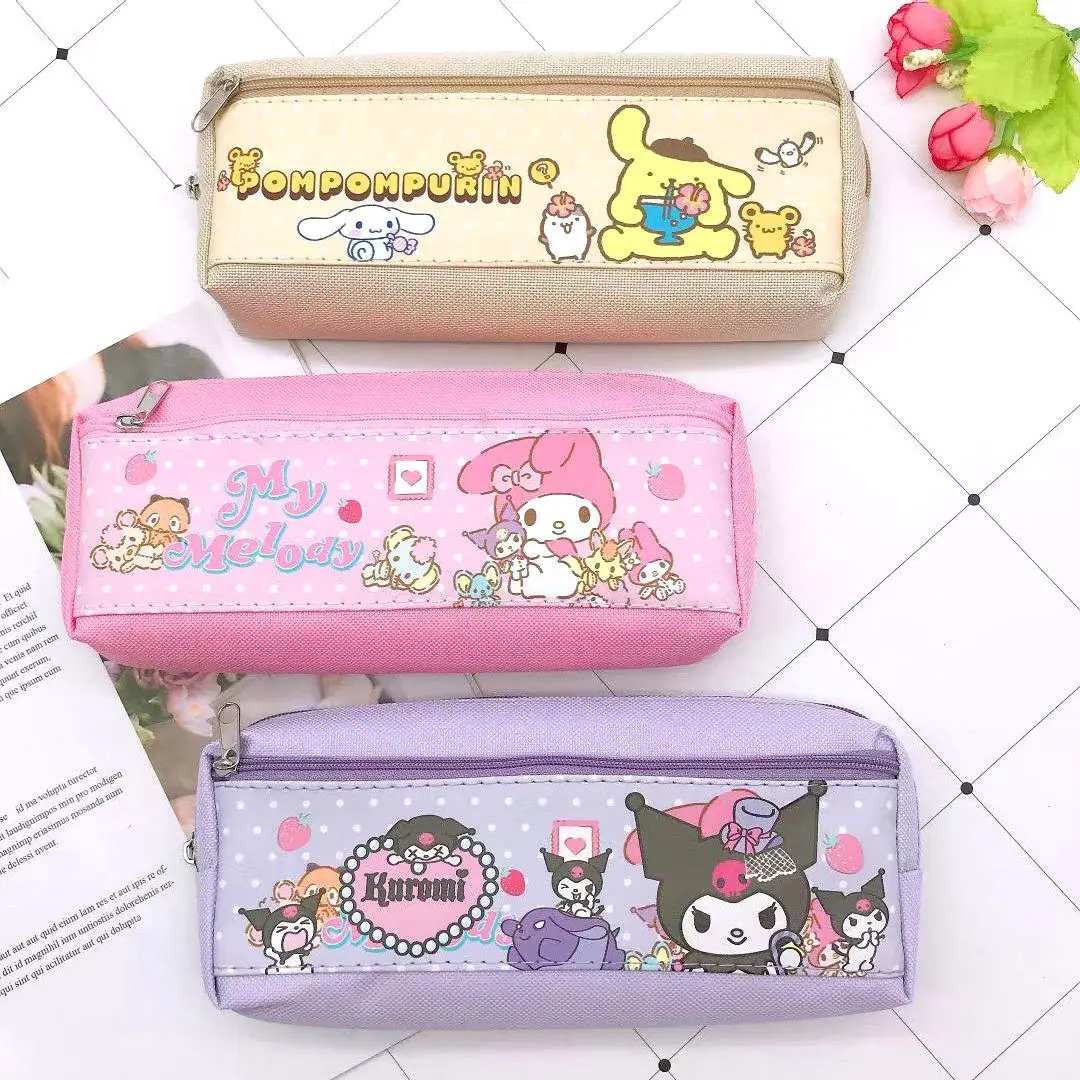 

Милый мультяшный Coolomey, пудинг, собака, мелодия, большая емкость, двухслойная сумка для карандашей, фотосумка