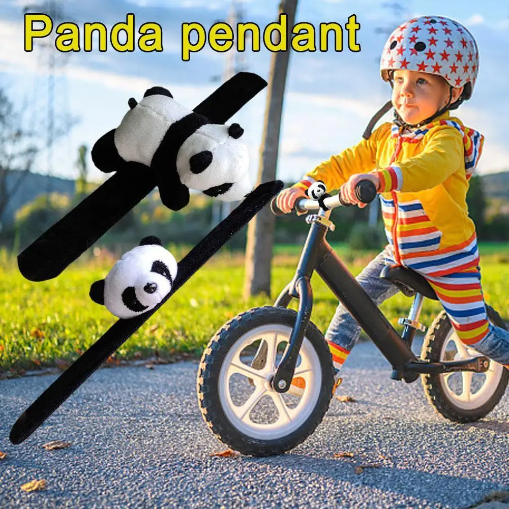 

Panda Pendant Bicycle Lies On Electric Car Doll Small Decoration Clapping Circle Clapping Circle Doll Souvenir Toys