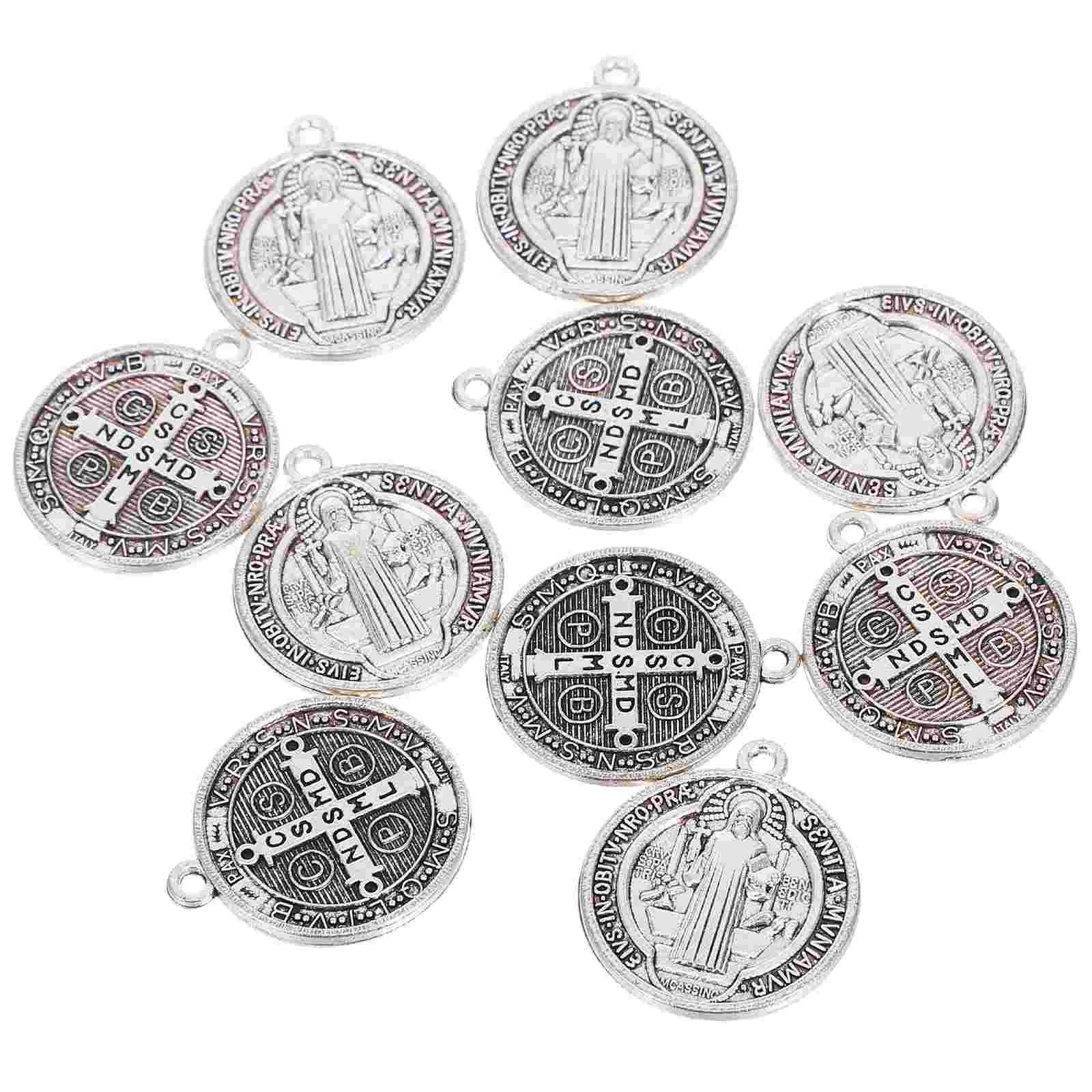 10 шт. итальянский кулон-медальон ожерелье для женщин браслет подвески монета