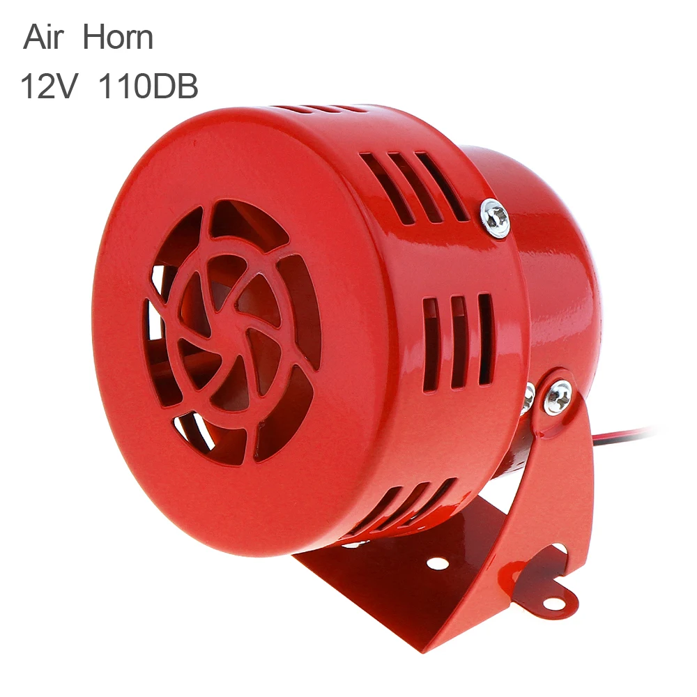 Klaxon universel 12V pour voiture et moto  klaxon rouge fort pour automobile  avertisseur pour