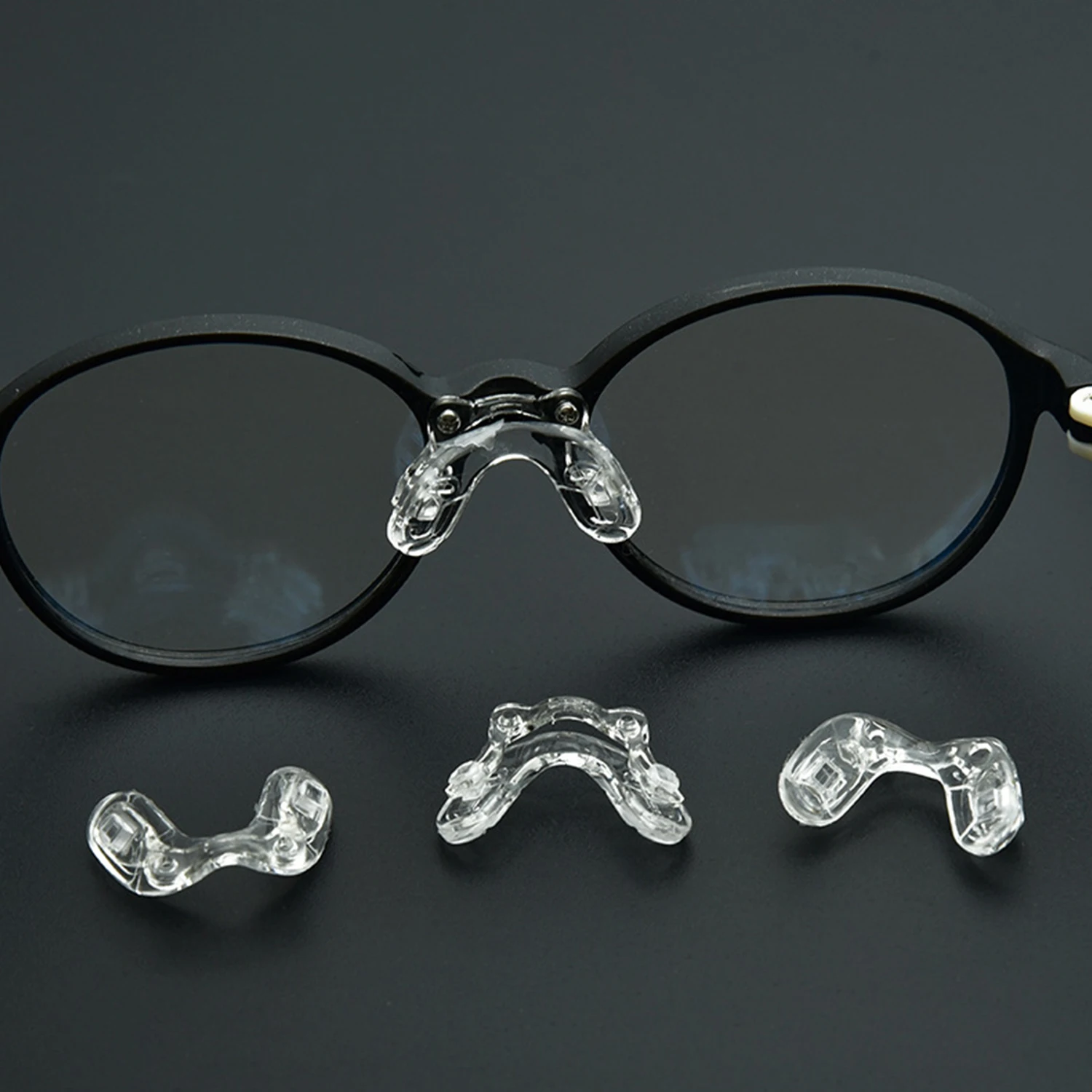 100% Совершенно новые U-образные силиконовые сочетающиеся очки мягкие носоупоры