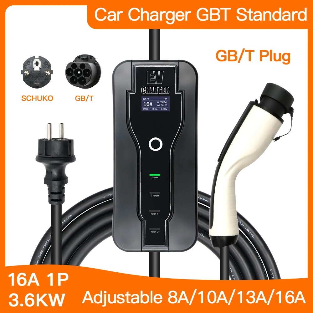 

EVSE EV зарядное устройство GBT EV зарядное устройство 16A EU Вилка Тип 2 Тип 1 IEC 62196 для электрического транспортного средства зарядное устройство д...