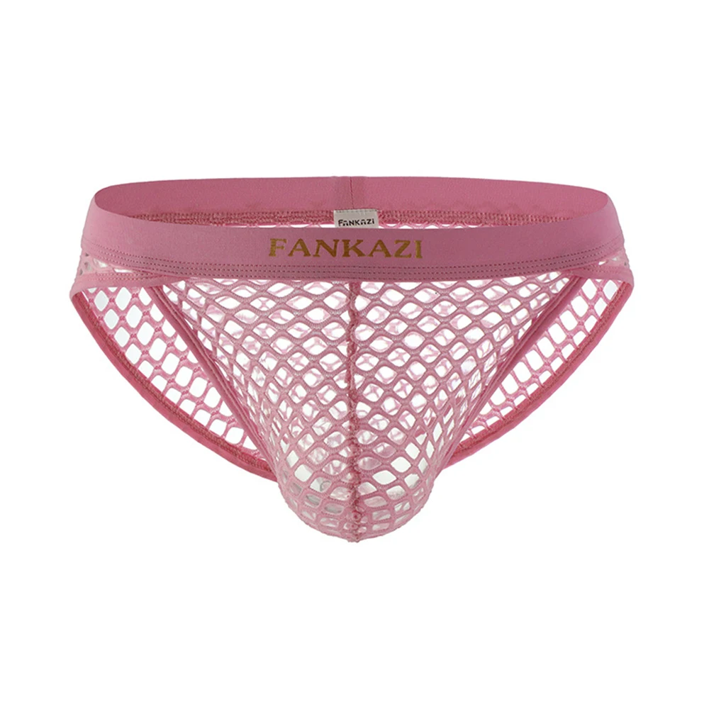 

Men Underwear Underpants 1pcs Breathable Briefs Fishing Net Polyester Quick Dry Solid Color Transparent Low Waist