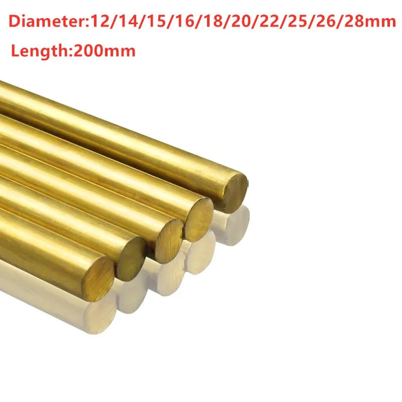 

Ручная работа, латунный стержень 200 мм, палочка для рукоятки ножа, деталь «сделай сам», игрушечные аксессуары, 1 шт., 12-28 мм