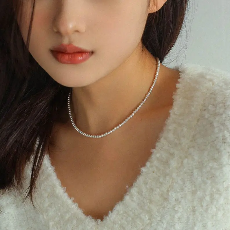 

Ожерелье-чокер женское с жемчугом, в готическом стиле