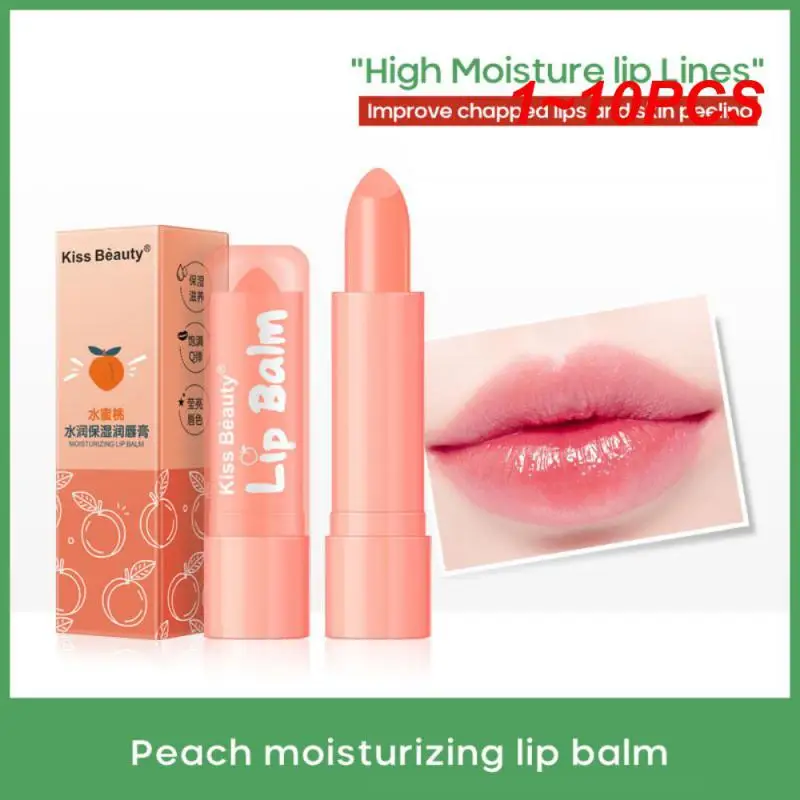 

1~10PCS Pure Natural Aloe Vera Lip Balm Temperature Changed Color Lipstick Long Lasting Moisturizer Nourish Beauty Lip Care