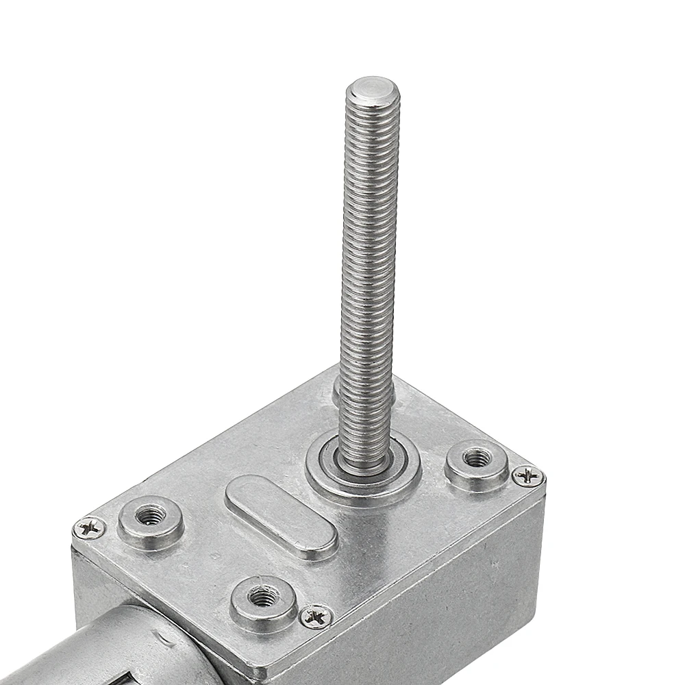 Двигатель редукторный JGY370 постоянный ток 6 в 12 В 24 винт M6 50 мм червячный редуктор