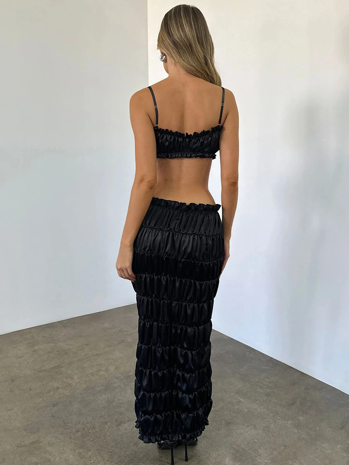 Женские летние майки Hawthaw длинные юбки женские Клубные комплекты из двух