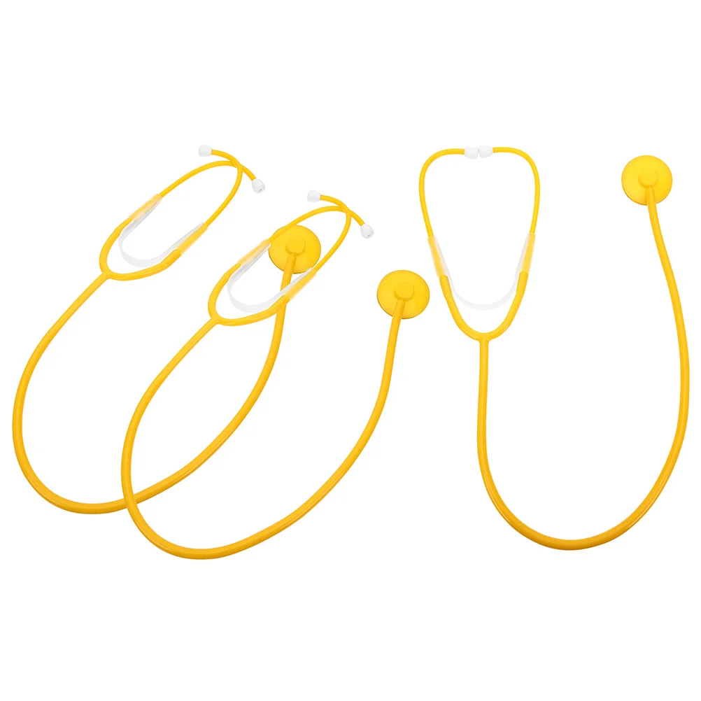 

3 Pcs Kids Doctors Kit Playset Toys Toddler Stethoscope Pretend Toddlers Suits Baby
