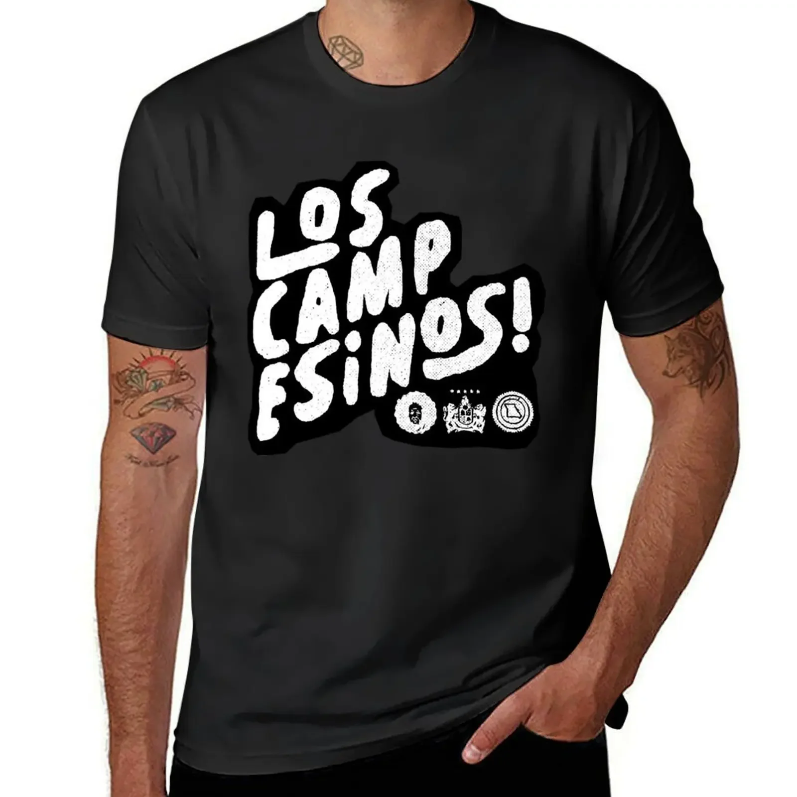 Los Campesinos! Мужская винтажная футболка с логотипом