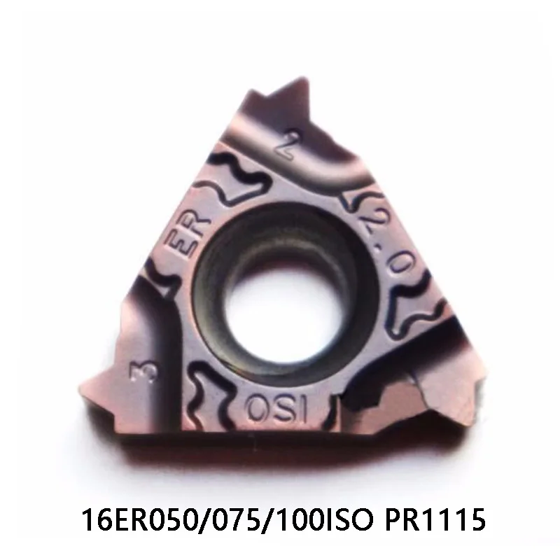 

Original 16ER 16ER050 16ER075 16ER050ISO 16ER075ISO 16ER100ISO 100 ISO PR1115 Threading Caribide Insert USE For Stainless Steel