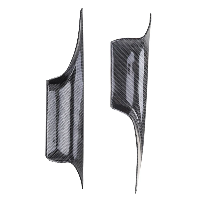 

4pcs Car Interior Door Handle for -F01 F02 Front Rear Left Right Carbon Fiber Inner Doors Panel Handle