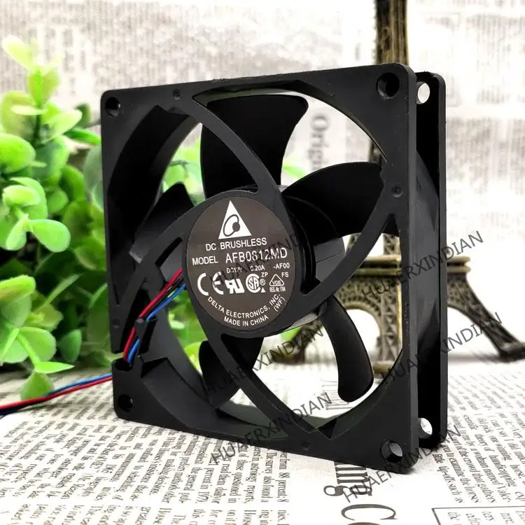 Новинка AFB0812MD 8020 DC 12V 0.20a ЦП 8 см комплект охлаждающих вентиляторов в сборе