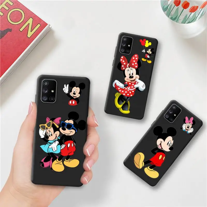 

Disney Cute Mickey Mouse Phone Case For Samsung Galaxy A03S A52 A13 A53 A73 A72 A12 A31 A81 A30 A32 A50 A80 A71 A51 5G