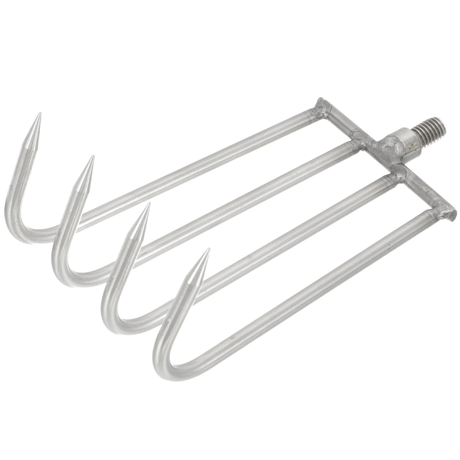 

4-teeth Professional Sturdy Aquatic Rake Steel Rake Rake Gardening Tool Rake Steel Lake Rake
