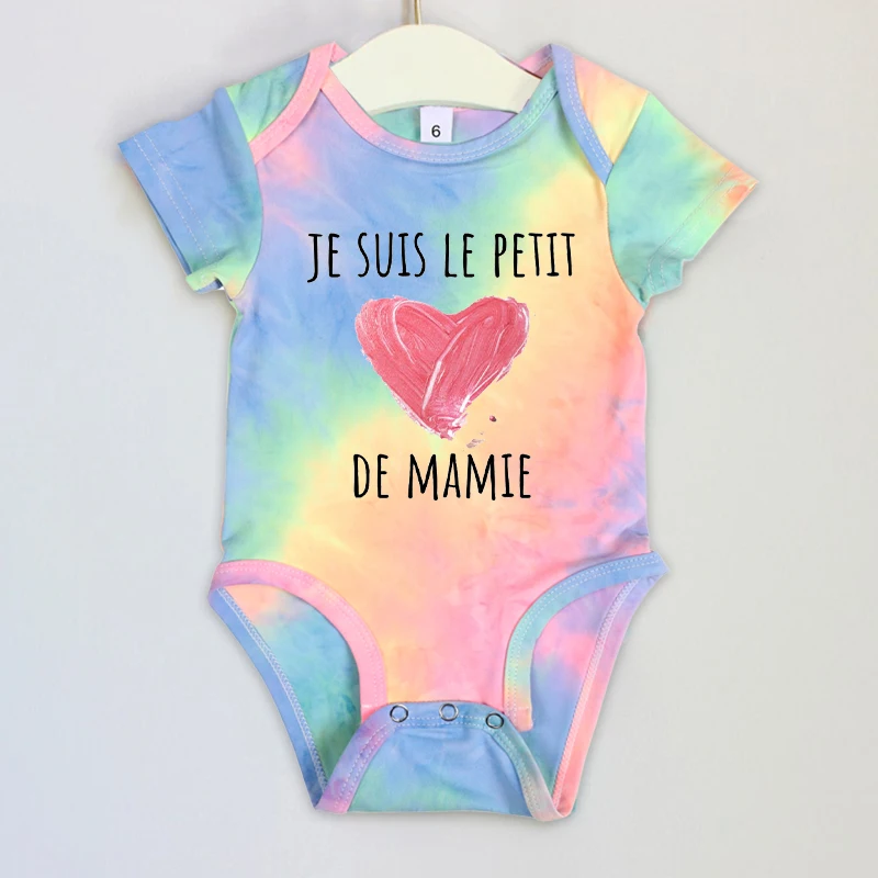 I Am The Little Heart of Granny Funny Newborn Baby Bodysuits Newborn Jumpsuit Harajuku Trendy Hipster Baby Cute Toddler Clothes images - 6