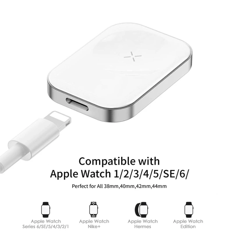 

For Apple Watch Magnetic Wireless Charging Charger for iWatch Series 7 SE 6 5 4 3 2 Portable Magnet Induction Fast Charge Pad