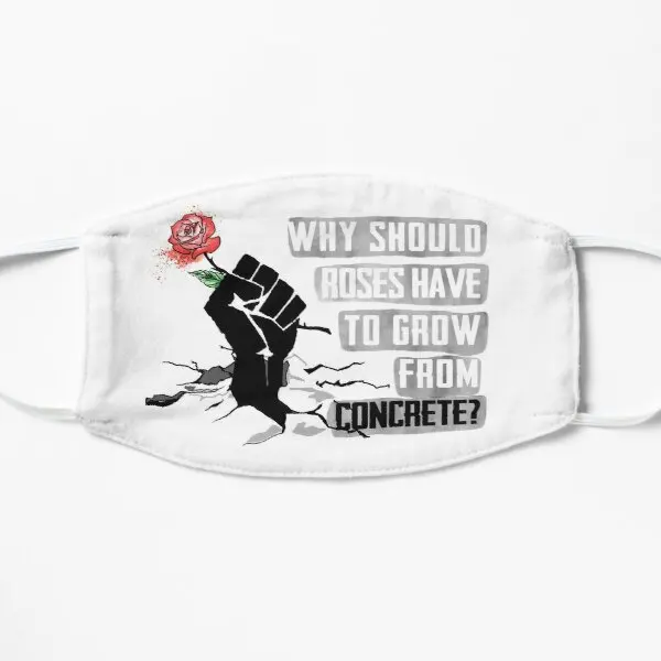 

Why Should Roses Have To Grow From Concr Printing Face Mask Winter Cute Health Fashion Anti Dust Beauty Cosplay Protective