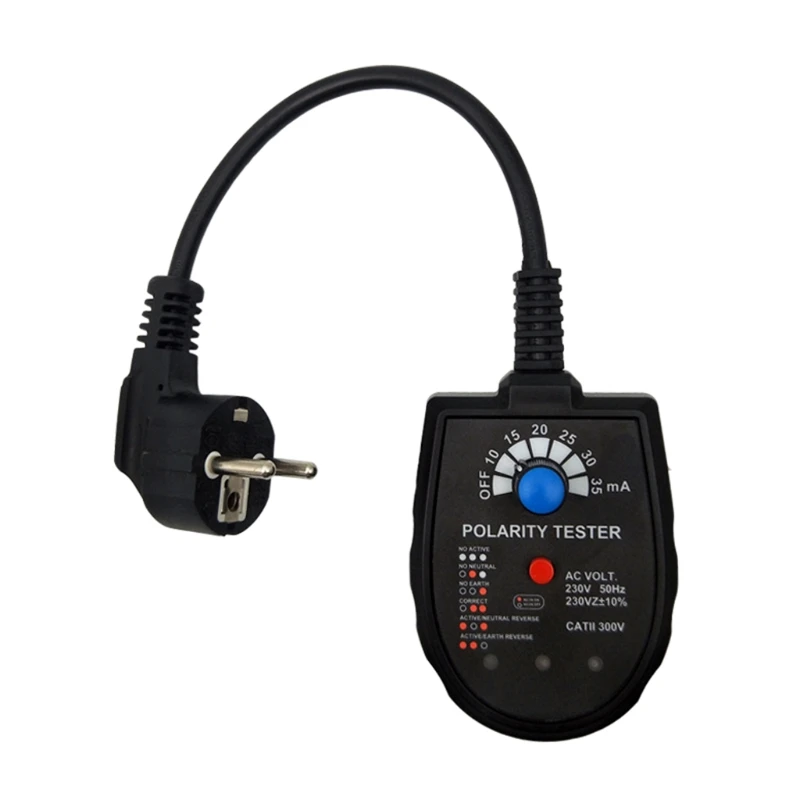 

Electric Socket Tester Leakage Detector LCD Electrical Checker Electric Tester