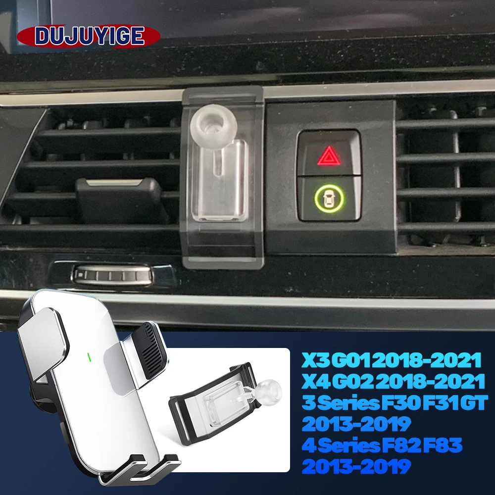 Гравитационный магнитный держатель для телефона с беспроводной зарядкой на