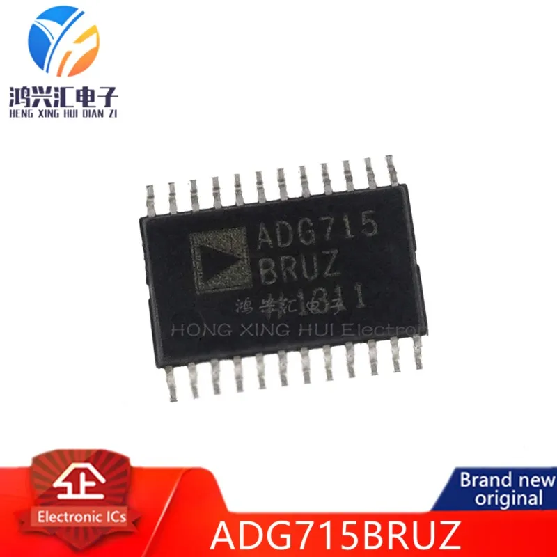 

100% оригинальный аналоговый переключатель ADG715BRUZ Octal SPST 24-контактная трубка TSSOP