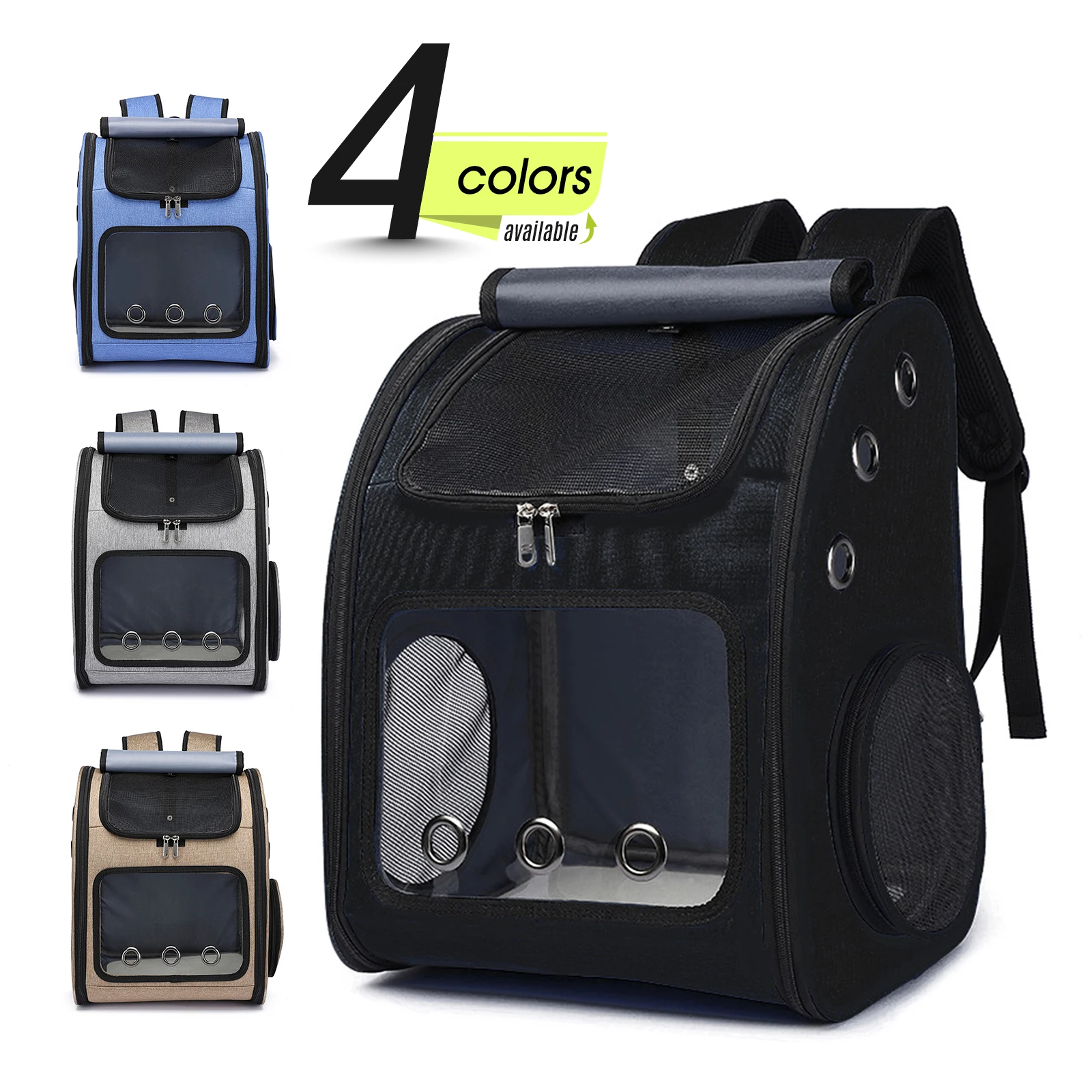 

Pet Backpack Cat Bag Carry Breathable Foldable Pet Oxford Dog Carrying Supplies Big Space Breathable Heat Dissipation