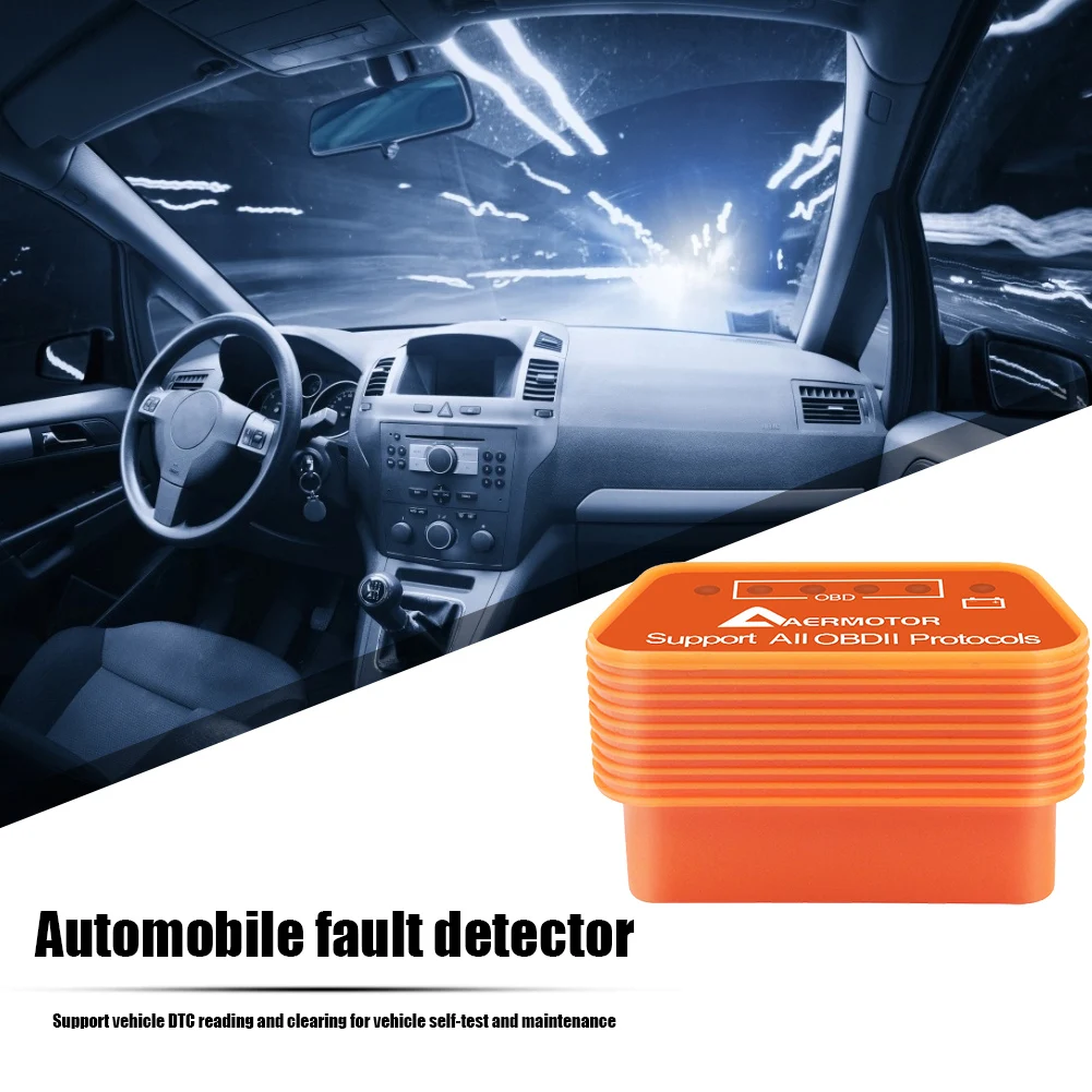 

Считыватель кода автомобиля OBDII, сканирующий инструмент, детектор ошибок автомобиля для Android Symbian Windows