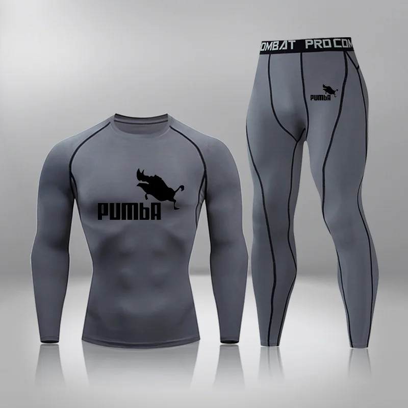 

New Compression Men's Sports Suit Quick-drying Running Suit Jogging Set High-quality Outdoor Cycling Training Fitness Sportswear
