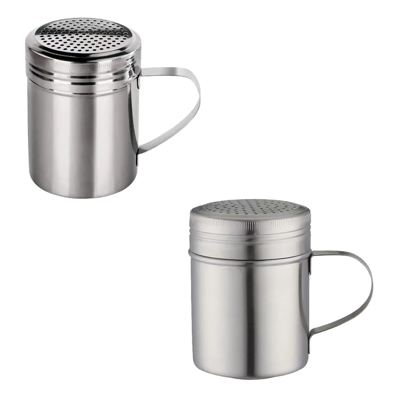 Прочный сито для муки из нержавеющей стали кофе с крышкой инструмент