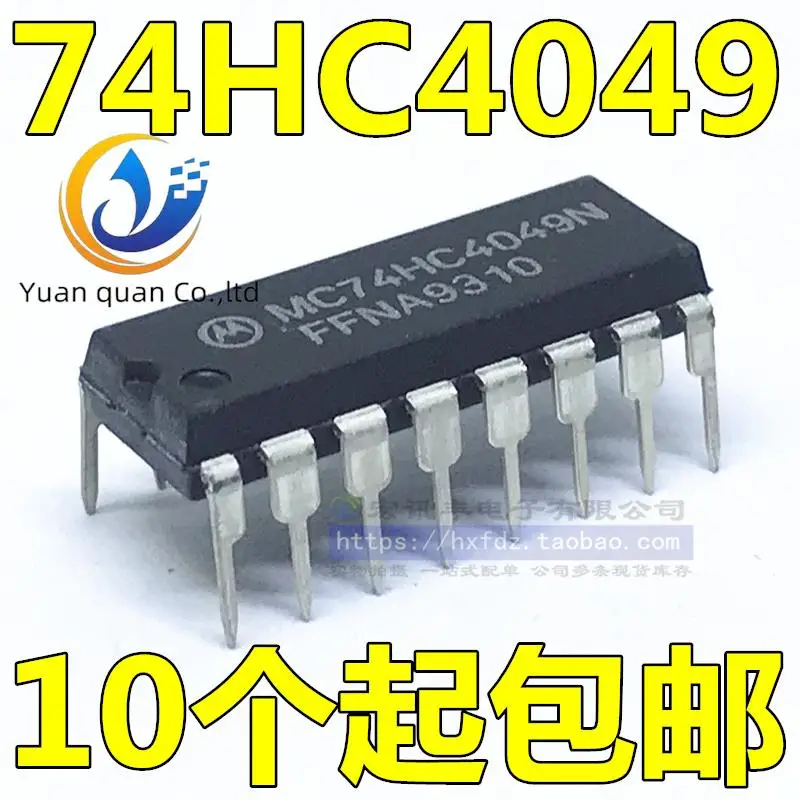 

30 шт. Оригинальный Новый MC74HC4049N 74HC4049AP MM74HC4049N DIP-16