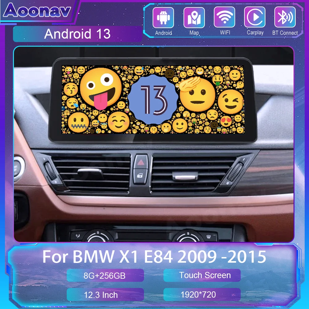 

Автомобильный радиоприемник Qualcomm 12,3, 662 дюйма, Android 13, для BMW X1 E84 2009 -2015, GPS-навигация, мультимедийный плеер, стерео, автомобильное головное устройство