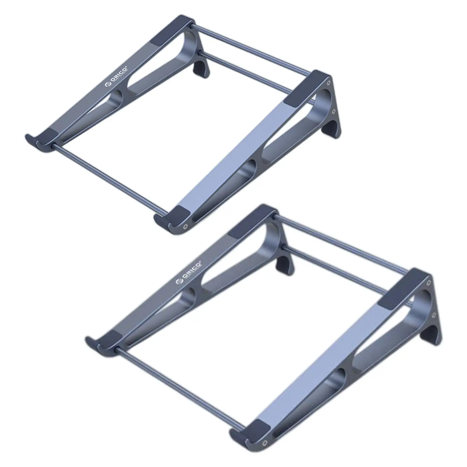 

Laptop Stand Multifunctional Ventilated Aluminium Alloy Foldable Tablet Holder Riser for MacBook Desk for Dell Silver for iPad