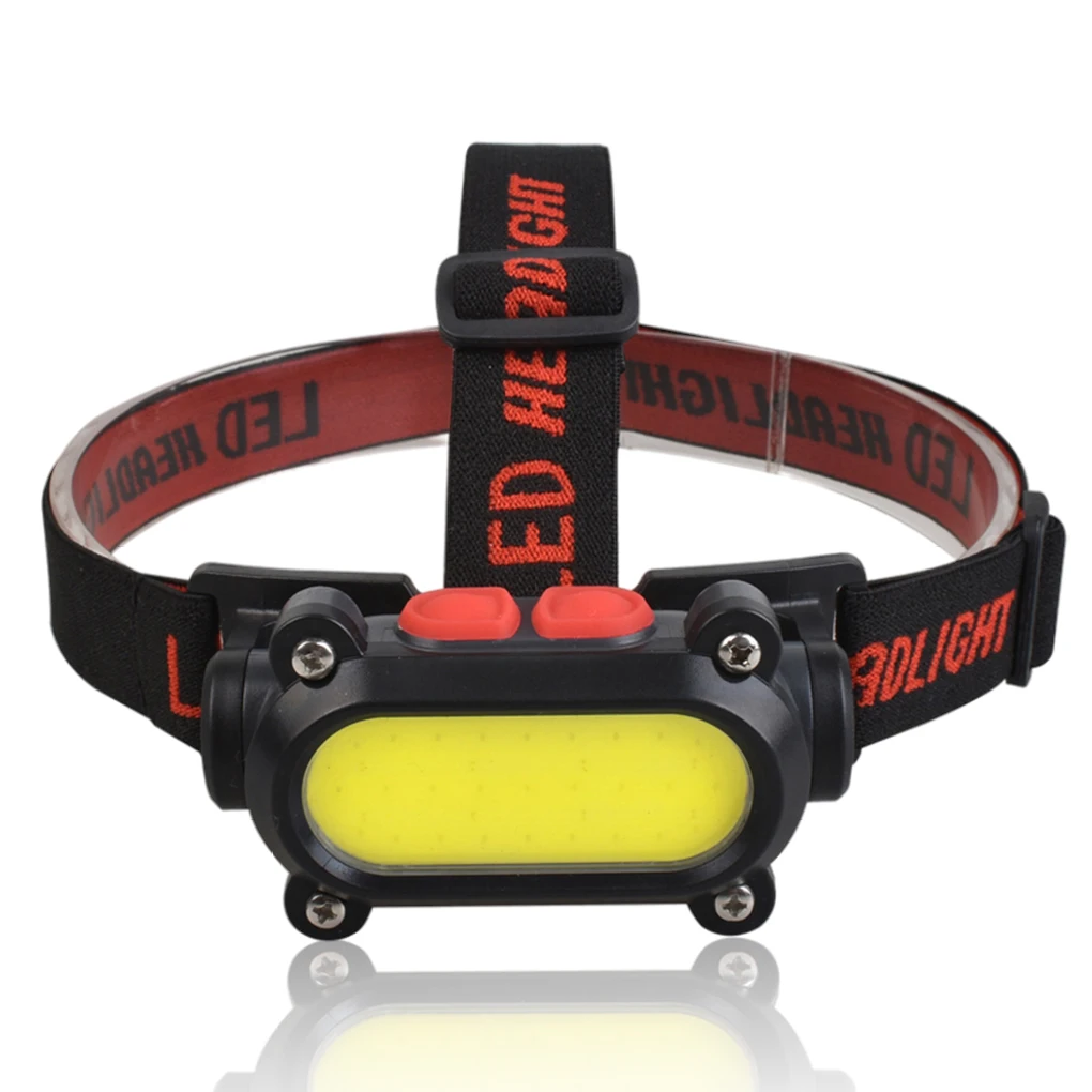 

1/2/3 Headlamp Rechargeable USB Charging ABS COB Flashlight Lighting Headlight Head Lamp Outdoor Activity for Camping Hiking