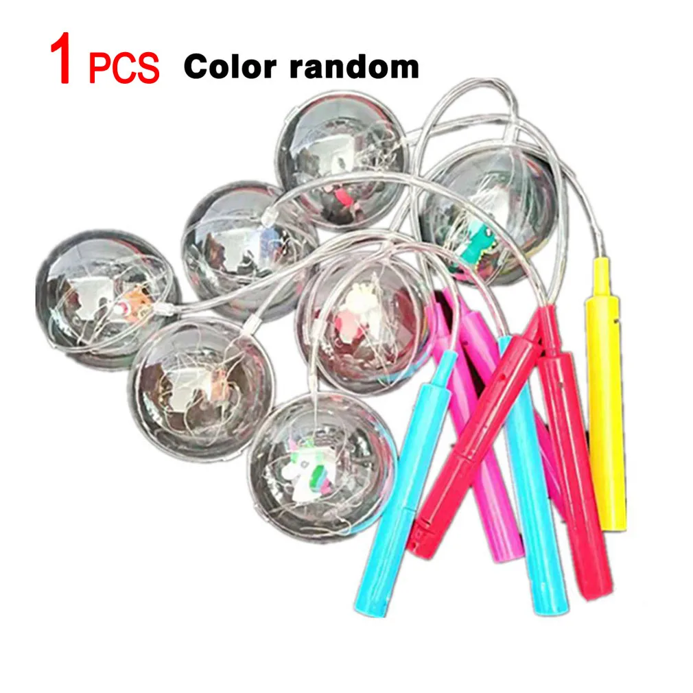 

Ball Flash Light Handle Christmas Elves Ball Creative LED Light Colorful Cartoon Lanterns Halloween Child Toy 1 PCS