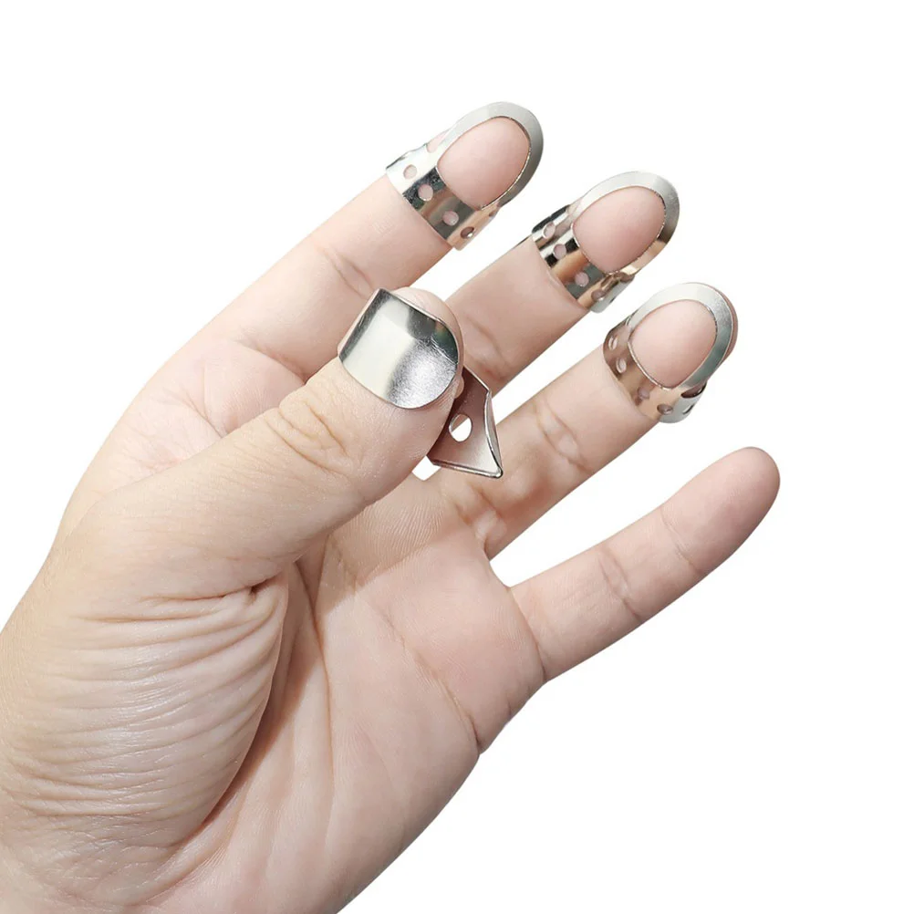 5 шт. набор гитарных медиаторов из нержавеющей стали |