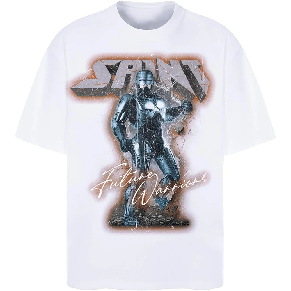 Arnodefrance унисекс винтажная футболка с рисунком Saint Printing уличная в стиле хип-хоп