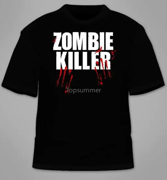 

Zombie Killer T-Shirt. Funny Walking Dead Apocalypse Tshirt Tees Zombies Cool