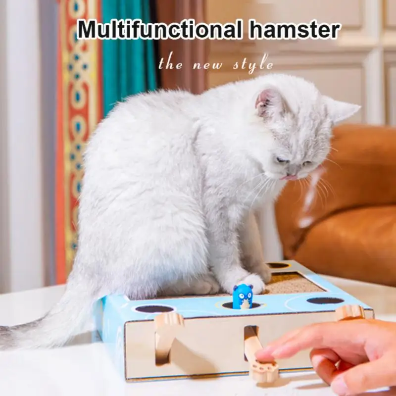 

Hamster Toys Solid Wood Non Toxic Durable Environmental Protection Safe Cat Care Products Corrugated Paper Cat Toy