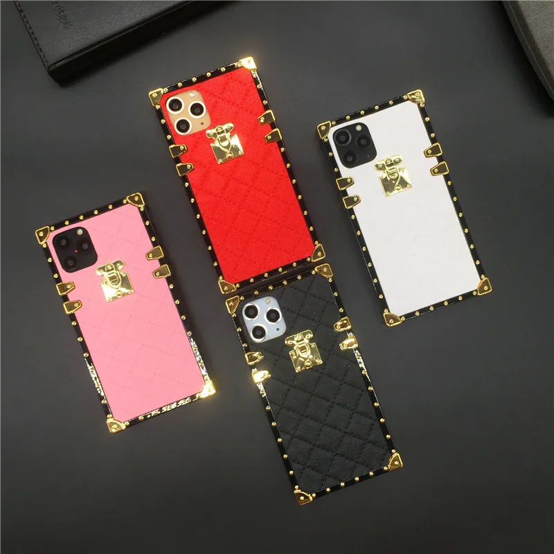 Модный квадратный мягкий кожаный чехол в клетку для huawei Mate 30 PRO 40 P30 Lite P40 P20 Pro Enjoy 20