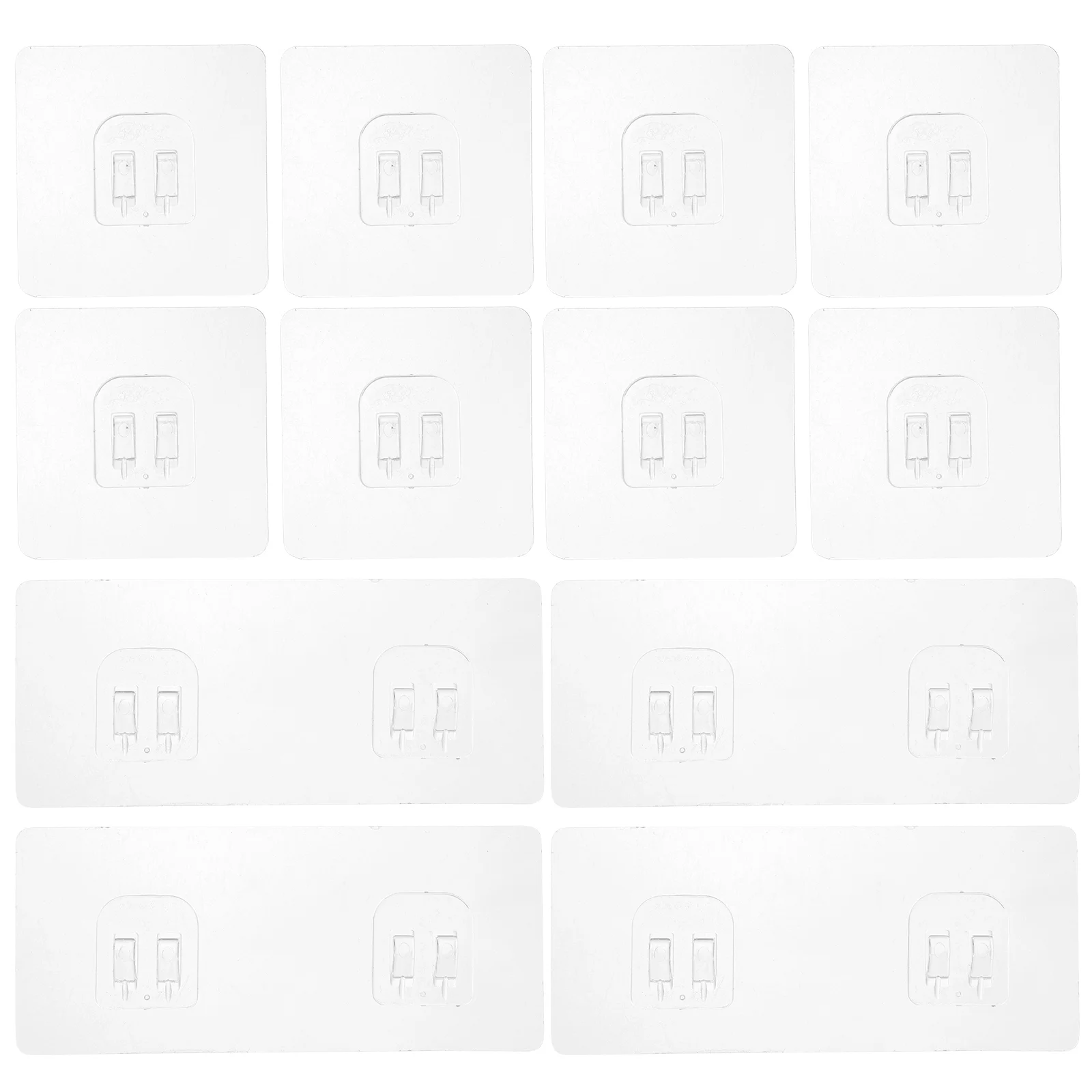 

20 Pcs Shelf Stickers The Door Hook Clear Sticky Hooks Clear Hooks Towel Rack Hooks Wall Hooks Shelf Hooks
