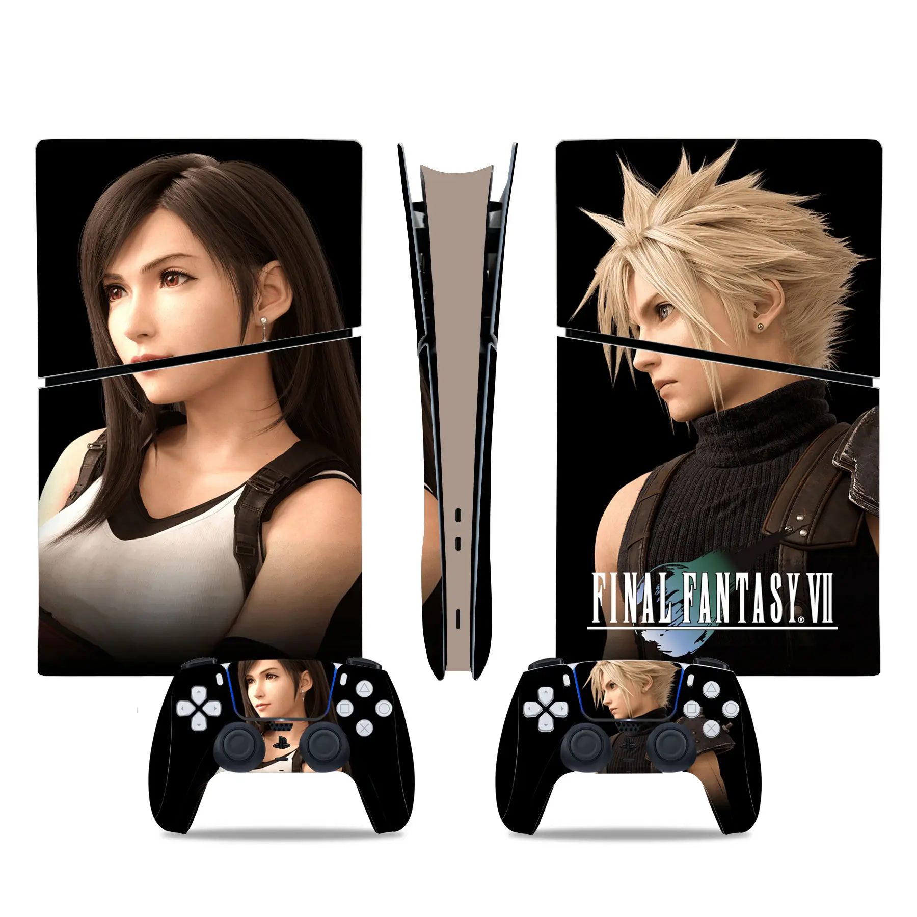 Тонкая цифровая Виниловая наклейка для консоли и 2 контроллеров