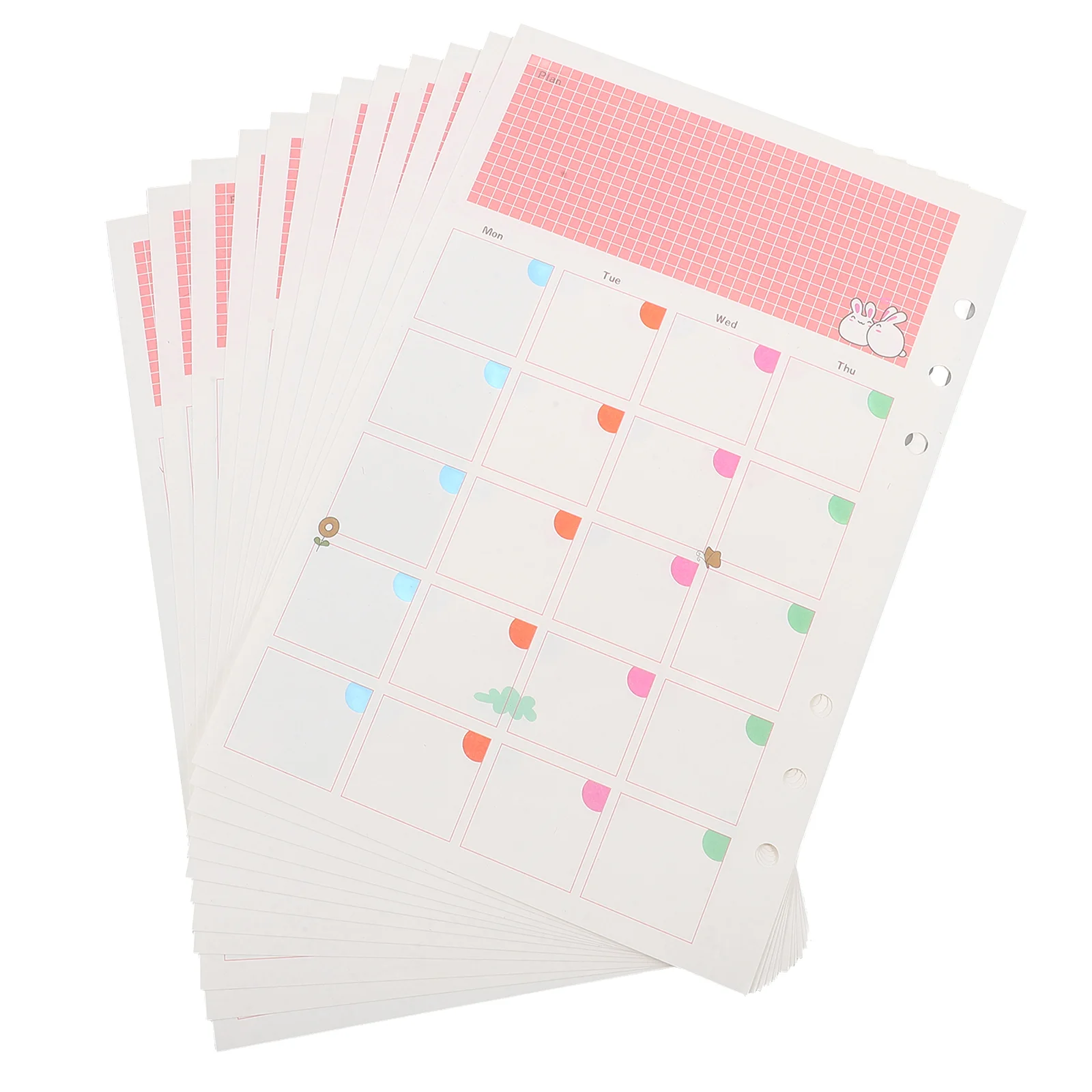 1 шт. цветной размер А5 6 отверстий вкладыш наполнитель бумаги сменные стержни для