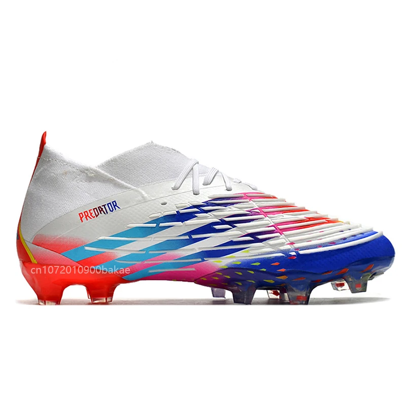 

Men Soccer Shoes High Ankle Predator Freak TF/FG Football Boots Long Spikes Outdoor Training Cleats Wholesale