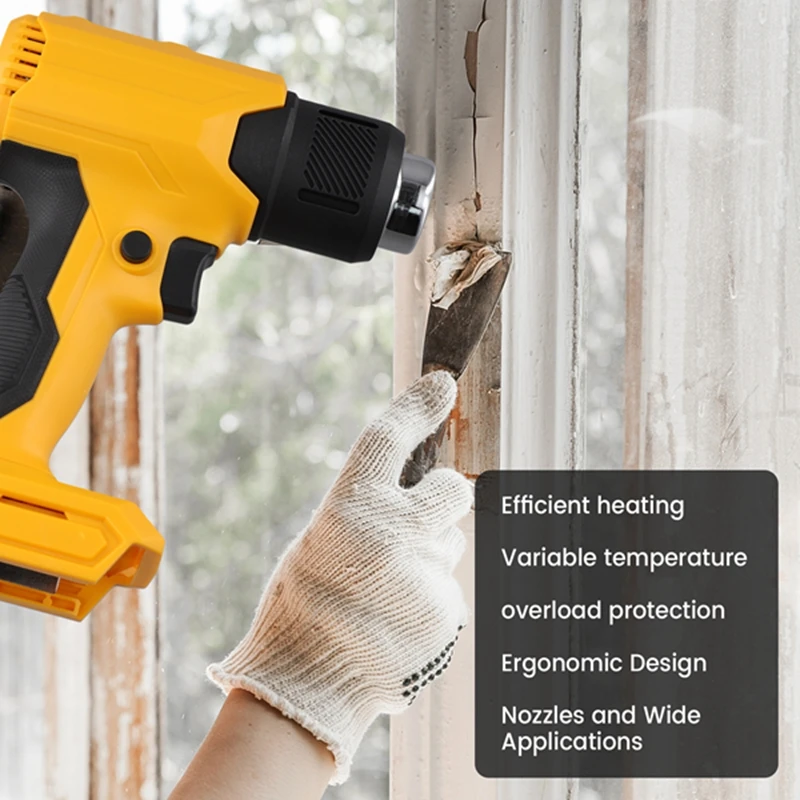 Тепловой пистолет для Makita 20 в Аккумуляторный переносной термоусадочный с